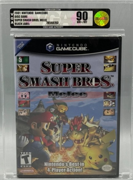 Super Smash Bros Melee Nintendo GameCube MIU Sealed New VGA 90 Graded